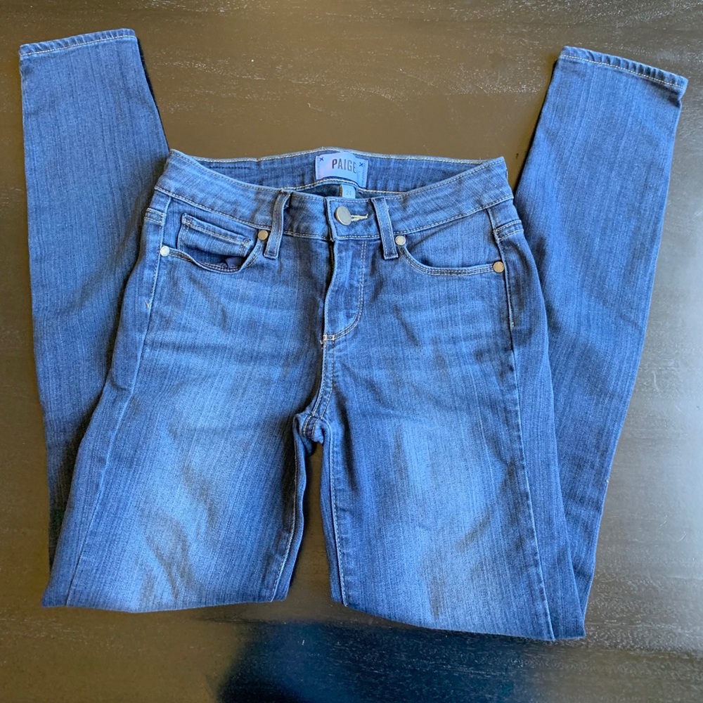 Paige low rise jeans